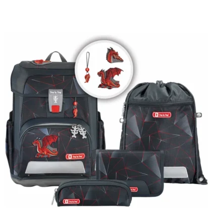 CLOUD Schulranzen-Set "Dragon Drako", 5-teilig – Bild 2