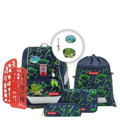 2IN1 PLUS Schulranzen-Set "Wild T-Rex Taro", 6-teilig – Bild 2