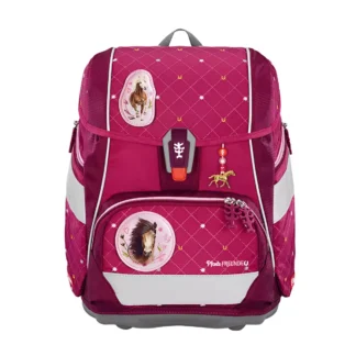 2IN1 PLUS Spiegelburg Schulranzen-Set, Pferdefreunde "Horse Love", 6-teilig